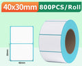 Phomemo A6 4x6inch Direct Thermal Labels 100 Labels Per stacked - shipping label FanFold Paper For PM-241BT/D520 Waybill Printer
