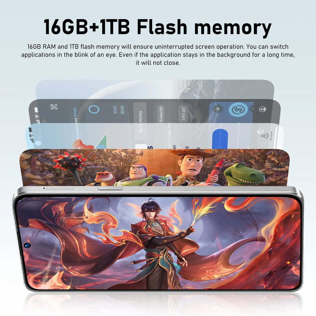 New High Quality Original Mobile Phone S26 ultra Deca Core 108MP LTE 16GB + 1TB 5G Smartphone 7.3inch LED 4K 120Hz Spanish Long