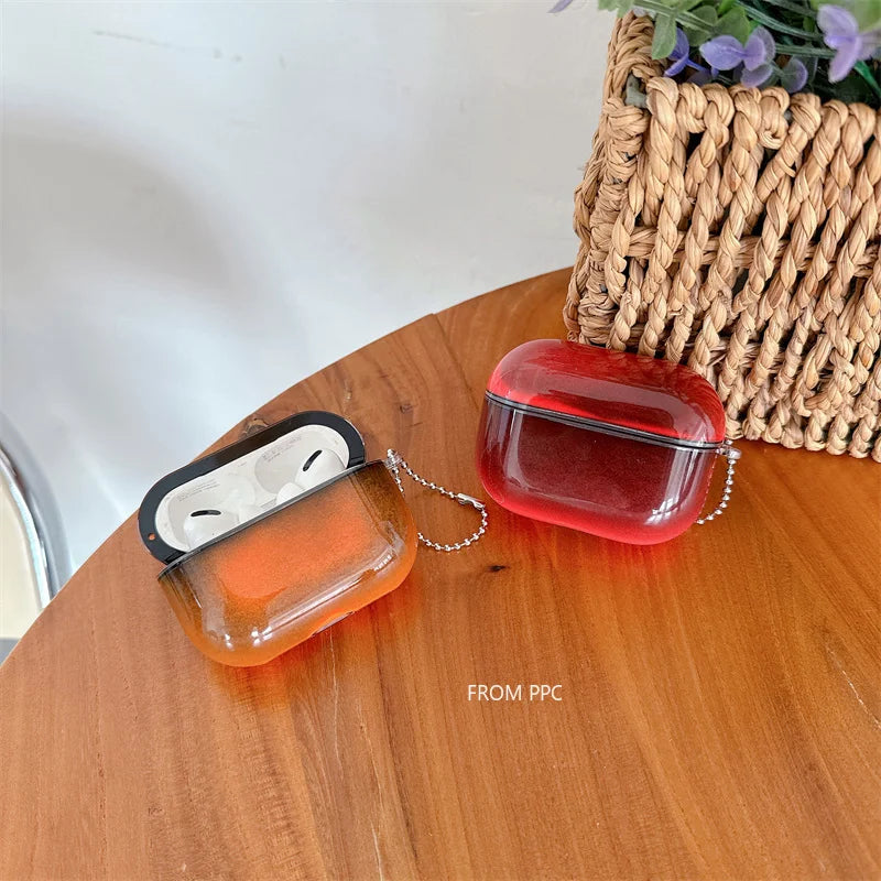 Luminous Floating Quicksand Headphone Case for AirPods Pro 4 3 2 Airpod Cover Luxury Earphone Glowing Dark Moving Sand Funda Bag