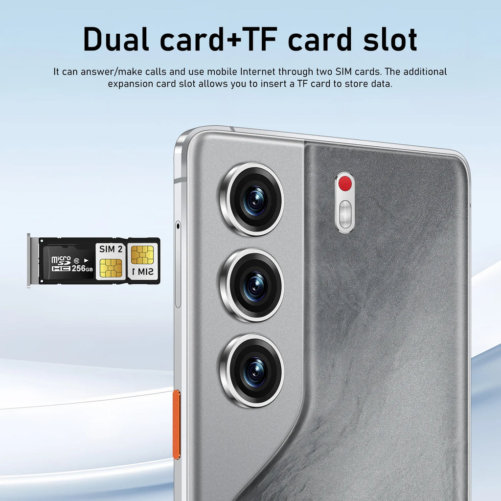 2025 HOT Camon 40 Pro 7.3inch HD Global Edition Original Smart Dual Card 8000mAh Battery Facial Recognition Function