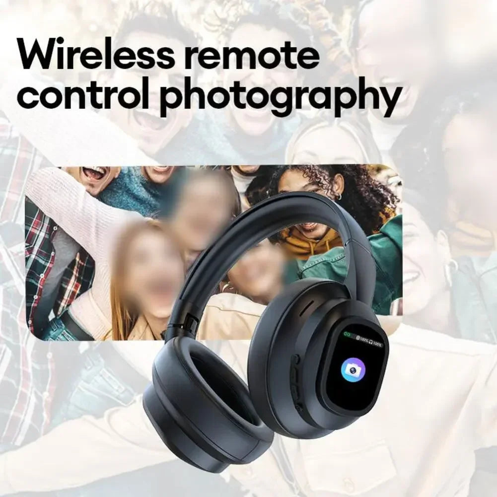 Wireless Headset Earphone With Touch Screen AI Translation 169 Languages 46-Hour Noise Cancelling Headphones Sports Earphone