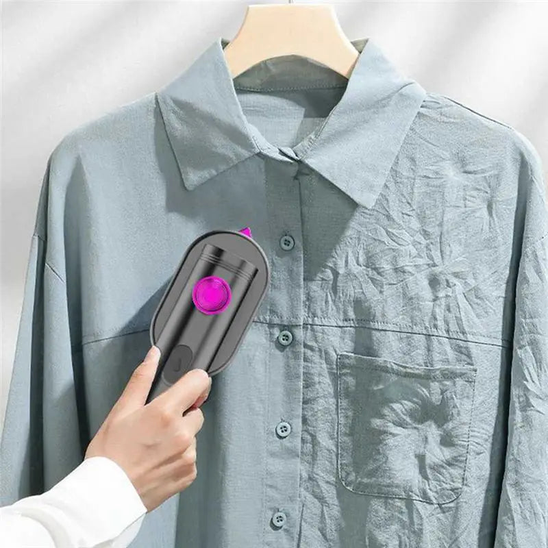 A67P-1 Piece Portable Steamer For Clothes Handheld Steam Iron Steamer Ironing&Steaming 2 In 1 Fabric Wrinkle Travel Iron EU Plug