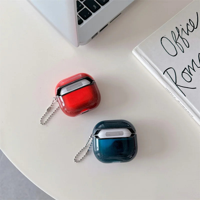 Fashion Luminous Quicksand Earphone Case for AirPods 4 Airpod Pro 3 2 Dynamic Sparkles Headphone Cover Liquid Moving Sand Shell