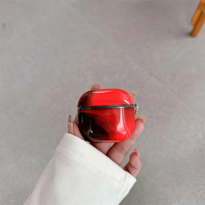 Fashion Luminous Quicksand Earphone Case for AirPods 4 Airpod Pro 3 2 Dynamic Sparkles Headphone Cover Liquid Moving Sand Shell