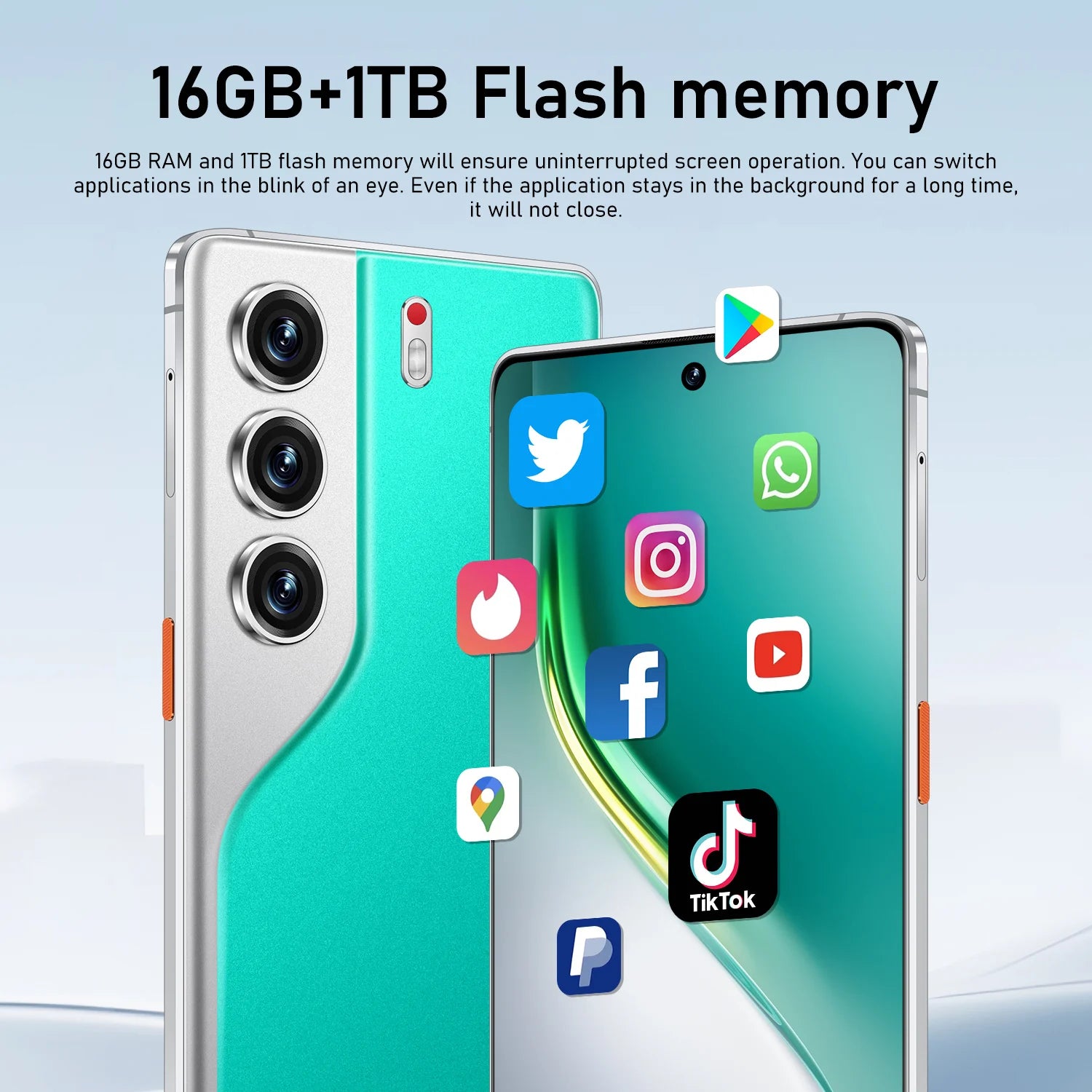 2025 HOT Camon 40 Pro 7.3inch HD Global Edition Original Smart Dual Card 8000mAh Battery Facial Recognition Function